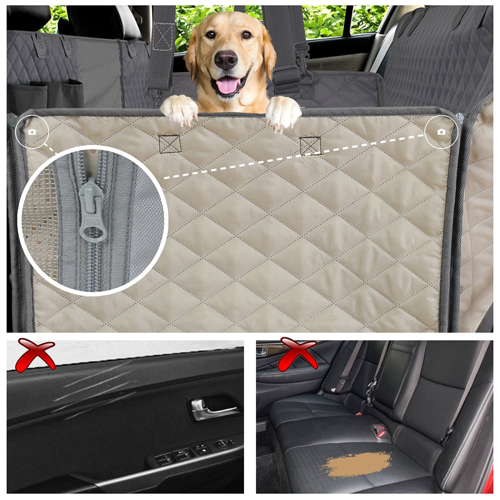 Waterproof Dog Car Seat [COZY AND COMFORTABLE]