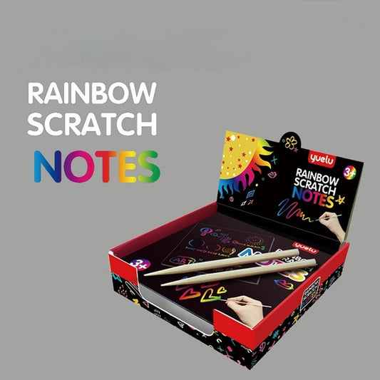 Colorful Rainbow Scratch Notes [CREATE YOUR FAVORITE DESIGNS]